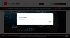 Desktop Screenshot of gidivestore.com